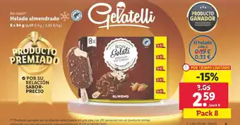 Lidl Bon Gelati Helado almendrado oferta