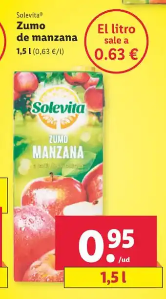 Lidl Solevita® Zumo de manzana oferta