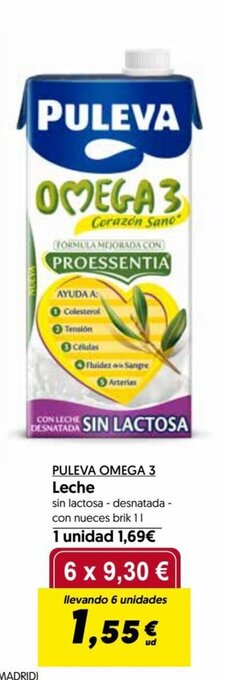 Hiper Usera PULEVA OMEGA 3 Leche oferta
