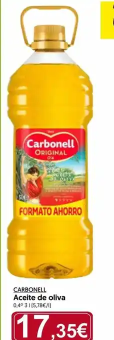Hiper Usera CARBONELL Aceite de oliva 0,4° 31 [5,78€/1] oferta