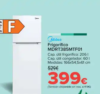 Carrefour Midea Frigorífico MDRT385MTF01 oferta