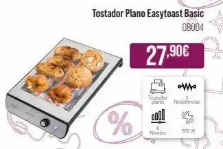 MR Micro % tostador plano easytoast basic @ 08004 tostador plano 27,90€ good 6 niveles ww 3 resistencias 900 w oferta