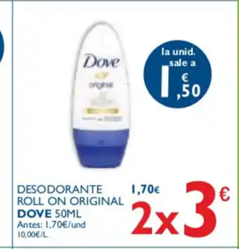 Supermercados La Despensa Dove Desodorante Roll On Original 50ml oferta