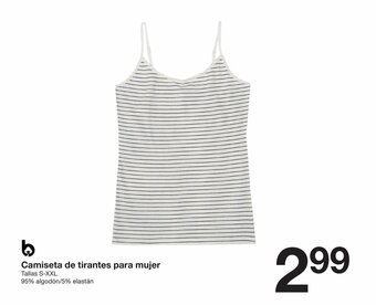 Zeeman Camiseta de tirantes para mujer oferta