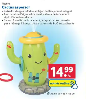 Lidl Cactus aspersor oferta