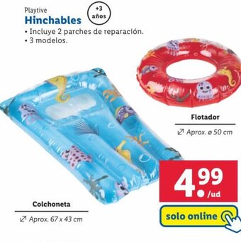 Lidl Playtive Hinchables oferta