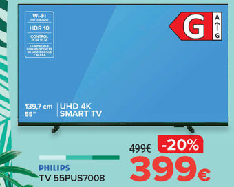 Carrefour PHILIPS TV 55PUS7008 oferta