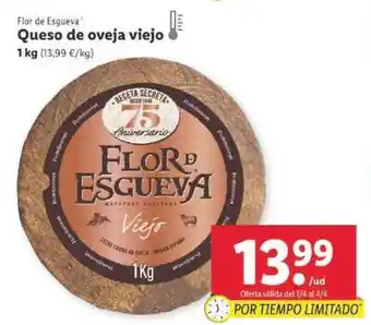Flor de Esgueva Queso de ovejo viejo 1kg