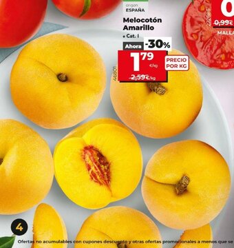 Dia Melocotón amarillo oferta