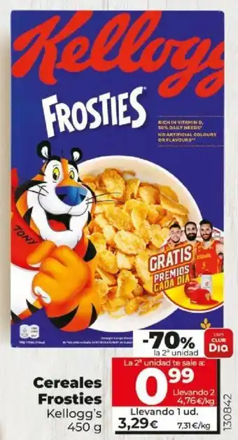 Dia Cereales Frosties Kellogg's 450g oferta