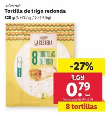 Lidl Tortillas chips la cestera oferta