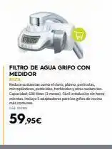 ferrOkey Filtro de agua grifo con medidor brita reduce sustancia como el clora, plomo, particular micropiticos, pesticidas, herbicid oferta