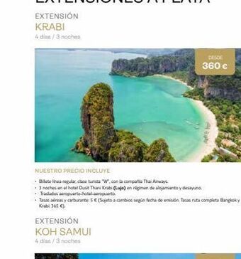 Viajes Eroski Hoteles thai oferta