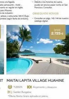 Viajes Eroski Desayuno garden oferta