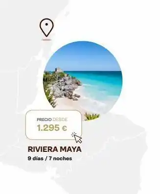 Viajes Eroski Precio desde 1.295 € riviera maya 9 días / 7 noches oferta
