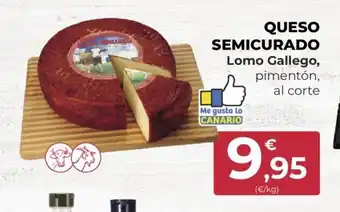 SPAR QUESO SEMICURADO Lomo Gallego, oferta