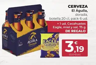 SPAR CERVEZA El Águila oferta