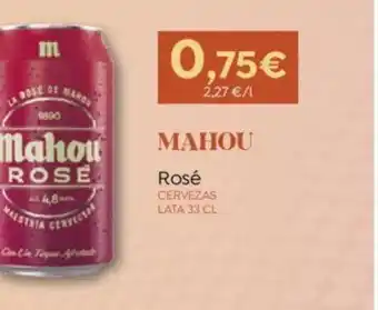 SPAR MAHOU Rosé CERVEZAS LATA 33 CL oferta