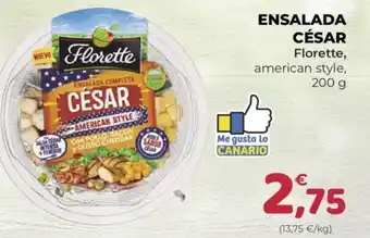 SPAR ENSALADA CÉSAR Florette, oferta