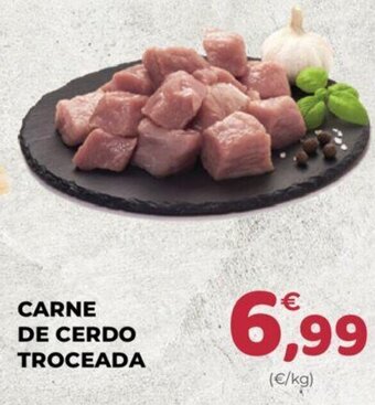SPAR CARNE DE CERDO TROCEADA oferta