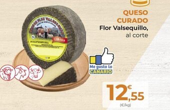 SPAR QUESO CURADO Flor Valsequillo, al corte oferta