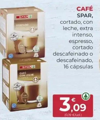 SPAR CAFÉ SPAR, oferta