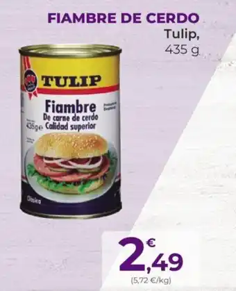 SPAR FIAMBRE DE CERDO Tulip, 435 g oferta