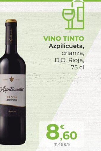 SPAR VINO TINTO Azpilicueta, crianza, D.O. Rioja, 75 cl oferta
