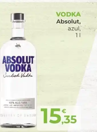 SPAR VODKA Absolut, azul, 11 oferta