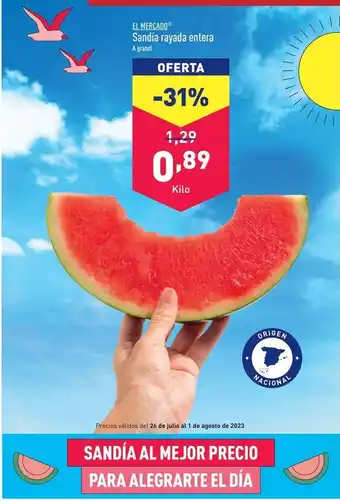 ALDI Sandía oferta