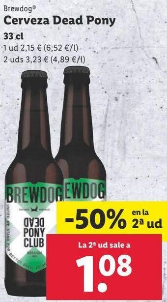 Lidl Cerveza oferta