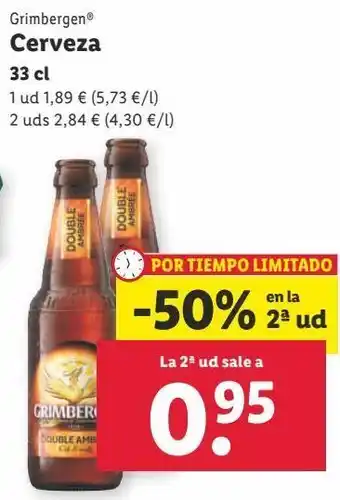 Lidl Cerveza grimbergen oferta