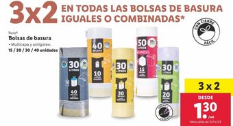Lidl Bolsas de basura oferta