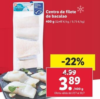 Lidl Bacalao oferta