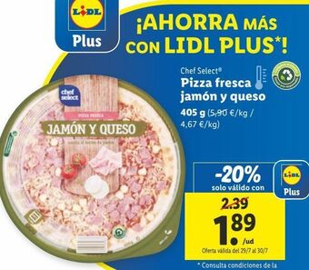 Lidl Pizza chef select oferta