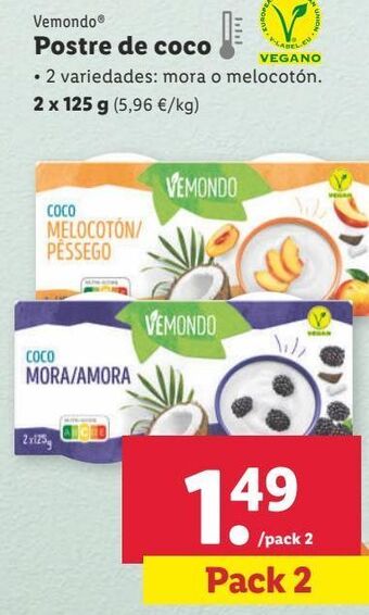 Lidl Postres oferta