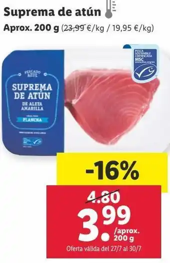 Lidl Atún oferta