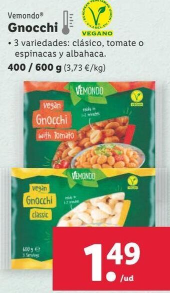 Lidl Gnocchi oferta