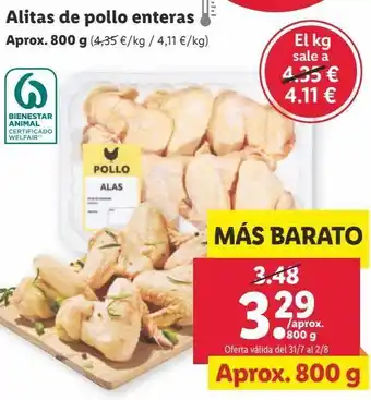 Lidl Pollo oferta