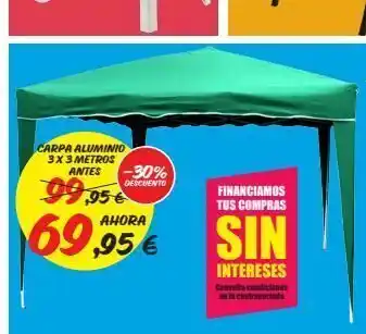 Carpa de jardín