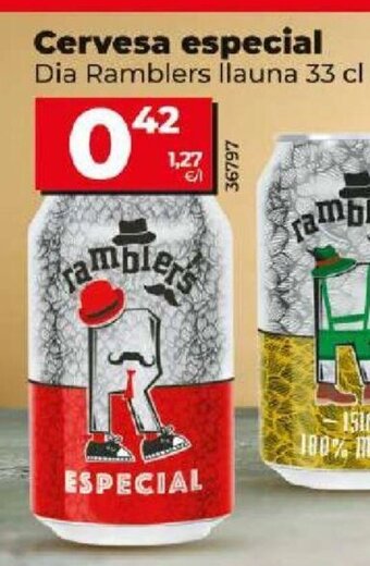 Dia Cervesa especial Dia Ramblers llauna 33 cl oferta