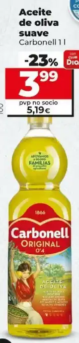 Dia Carbonell Aceite de oliva suave 1 L oferta