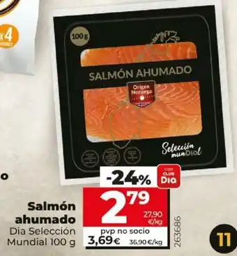 Dia Salmón ahumado Dia Selección Mundial 100g oferta