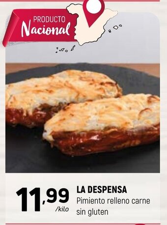 Coviran LA DESPENSA Pimiento relleno carne sin gluten oferta