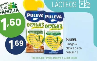 Coviran PULEVA Omega-3 clásica o con nueces 1 L oferta