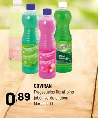Coviran COVIRAN Fregasuelos floral, pino, jabón verde o jabón MarsellFregasuelos floral, pino, oferta