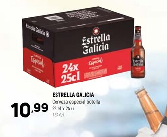 Coviran ESTRELLA GALICIA Cerveza especial botella 25 cl x 24 u. oferta