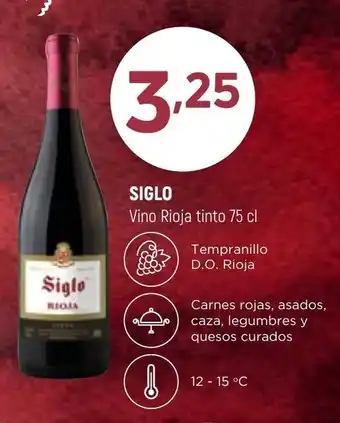 Coviran SIGLO Vino Rioja tinto 75 cl oferta