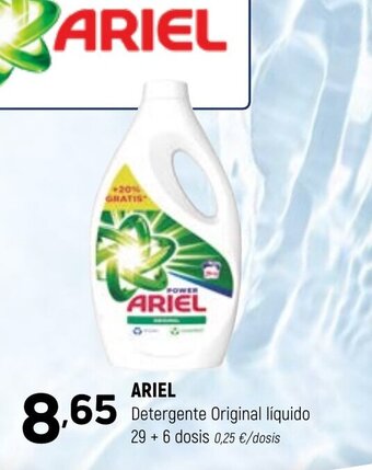 Coviran ARIEL Detergente Original líquido 29+ 6 dosis oferta