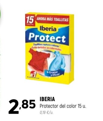 Coviran IBERIA Protector del color 15 u. oferta